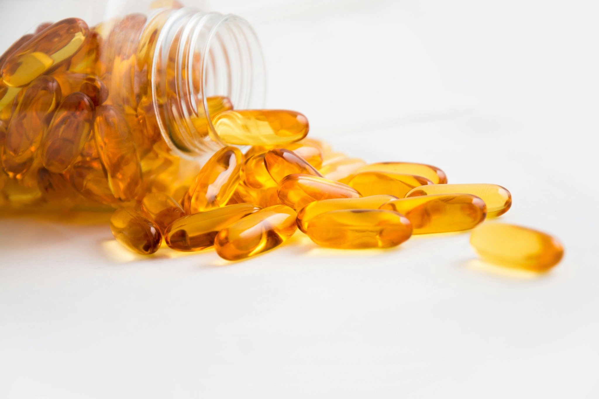 Omega-3 fish oil softgels